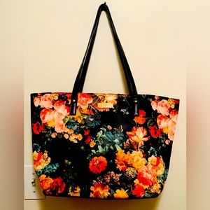 Bebe Vivid Floral Women’s Shoulder Purse